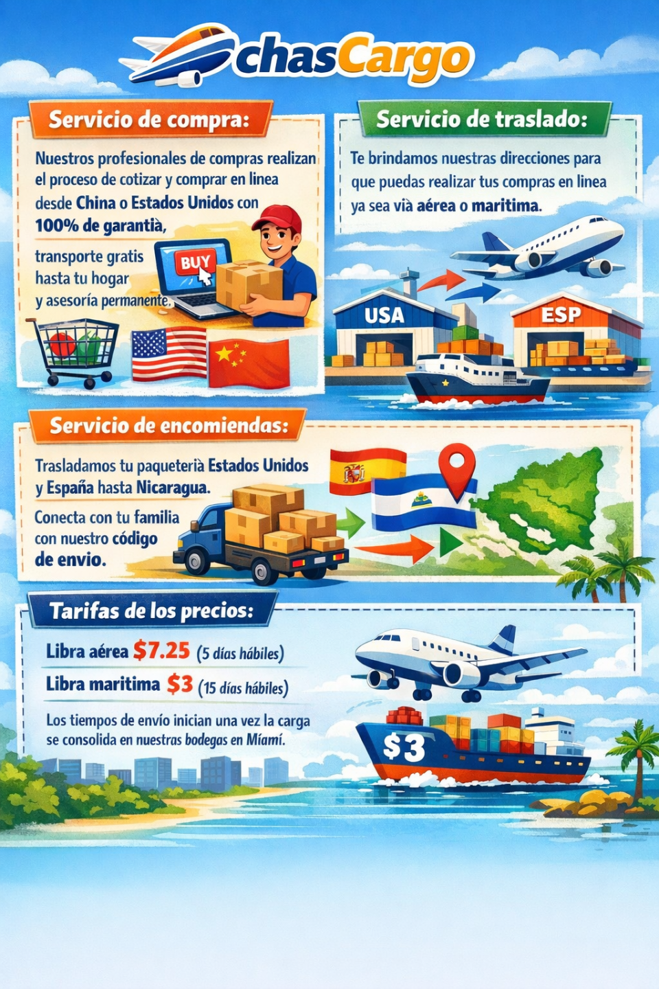 Nuestros Servicios - ChasCargo